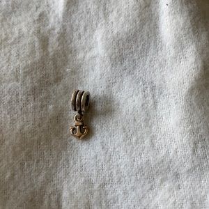 Gold anchor charm
